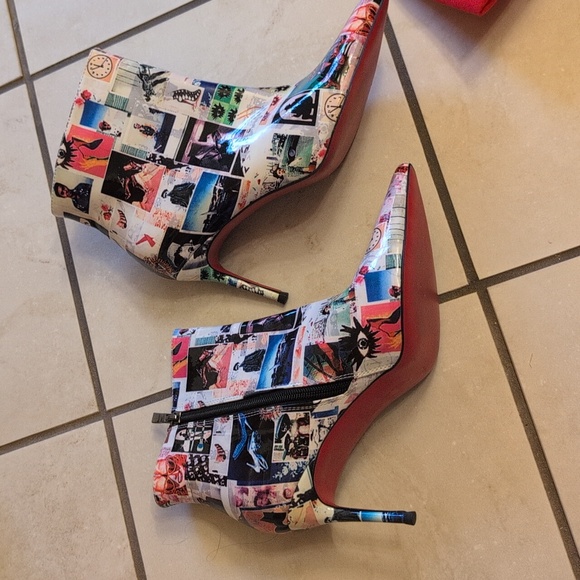 Louboutin So Kate Bootie With Box And Dust Bags Collage Print Size 9 - Picture 4 of 15